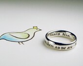 Anais Nin quote - We don't see things as they are - size 4 1/2