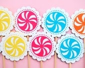 The Candy Land Collection - Cupcake Toppers from Mary Had a Little Party