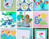 The Mermaid Collection - Fantastic Favor Tags with Bags from Mary Had a Little Party