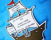 The PIRATE Party - Custom Invitations from Mary Had a Little Party