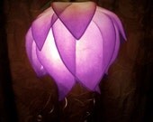 Lavender Standard Lotus Luminaire (Lamp) By Renae Taylor