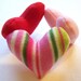 I Love My Kitty- 3 Plush Catnip Hearts