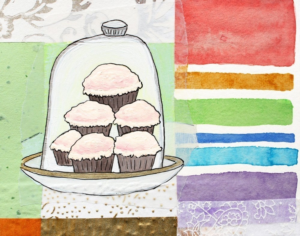 Pink Cupcakes : Limited Edition Print