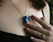 Custom made Butterfly Baby mother's necklace - you pick colors