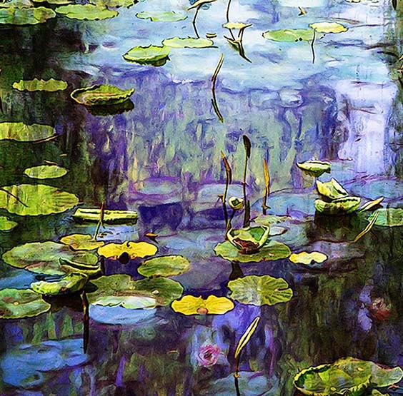 Nature, Landscape, Springtime, Fine Art Print, Giclee Archival Print, Photomontage, Collage, Painted Photographs,