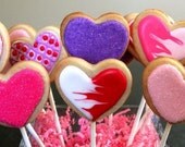 Cookie Pops in Reds