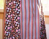 Dots & Stripes Gored Skirt W30