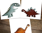 Dino Freak Set of 3 (8x10)