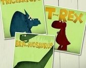 Dino Kids Print Set of 3-8x10