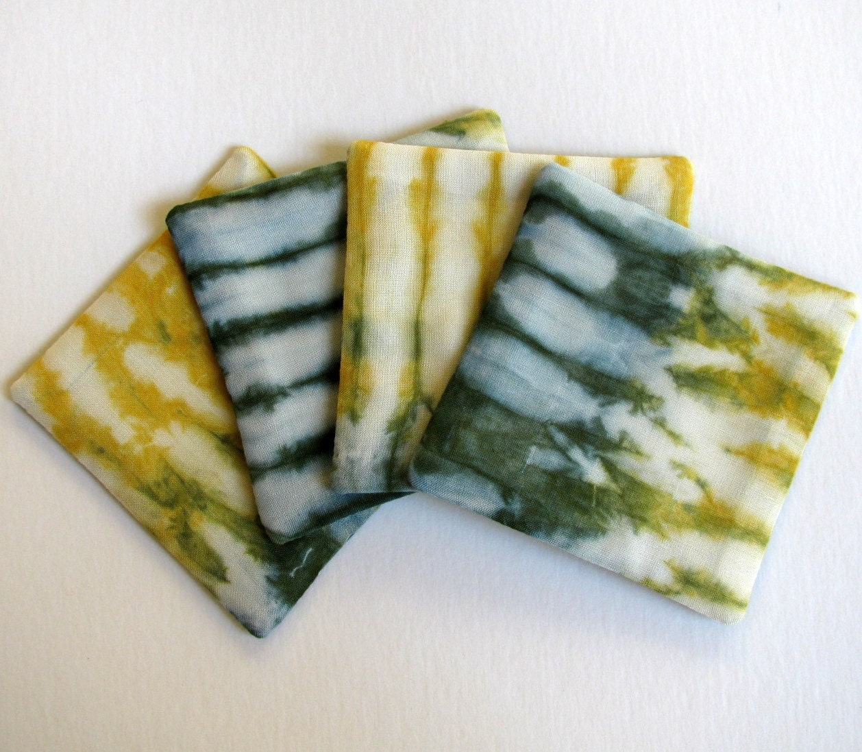 Hand dyed coasters