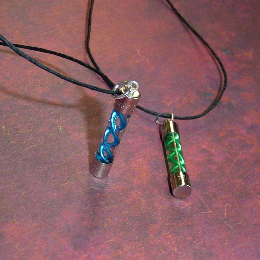 Resident Evil - T-Virus and Anit-Virus Friendship Necklace Set