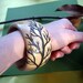 Branching Out Wooden Bangle-Brown