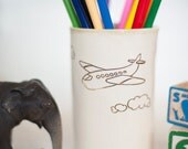 airplane cup - large -made to order