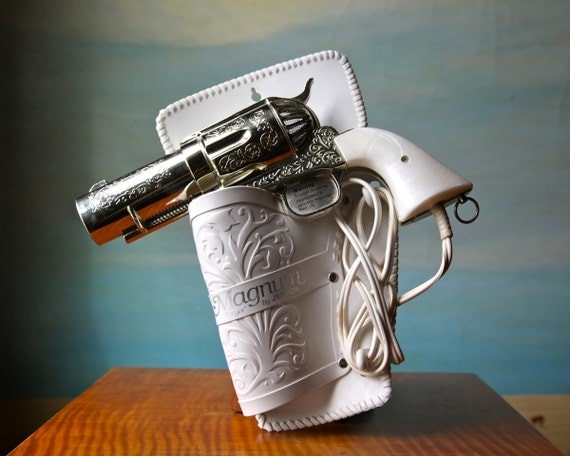 357 Magnum Hair Dryer. Vintage Novelty Pistol Hairdryer D Reserved for MissBettyRocker