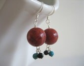 Coral Cluster Earrings