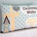 Boys Christening Decorative Cushion