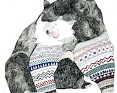 Knitted Bear 8 x 11 Print
