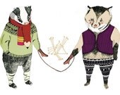 Mittens Limited Edition Giclee Print