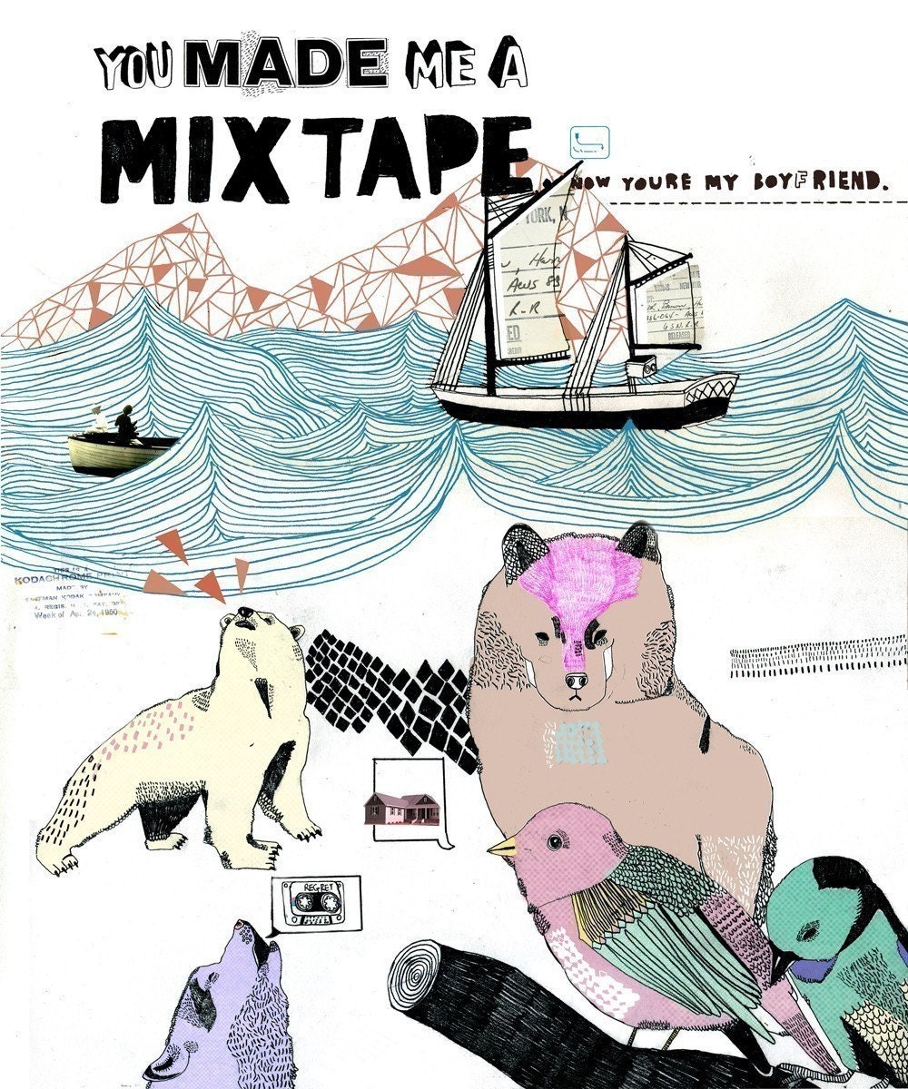 You Made Me A Mix Tape Greeting Card
