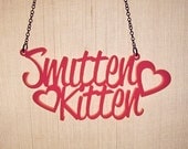 Smitten Kitten Necklace - Laser Cut Necklace (C.A.B. Fayre Original Design)