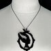 Bride of Frankenstein Silhouette Necklace - Laser Cut Acrylic (C.A.B. Fayre Original Design)