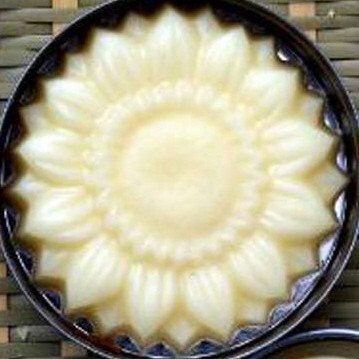 Lotion Bar Sunflower Pattern for Super Dry Skin