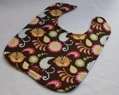 Baby Bib-  Serendipity Paisley  10 x 12.5