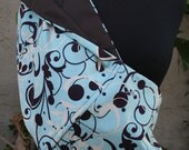 Baby Pouch Sling -Far Away Scroll -Lined In Brown