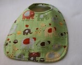 Baby Bib Elephants 10 x 12.5