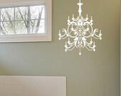 Crystal Chandelier Wall Applique Decal