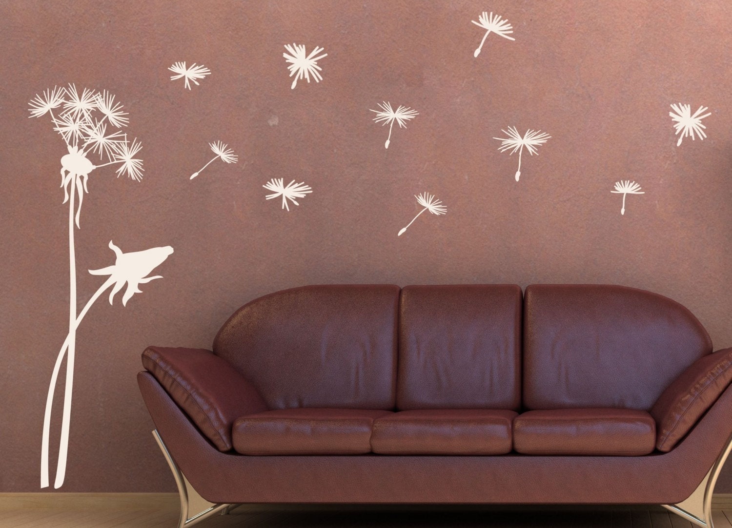 Dandelion wall decal