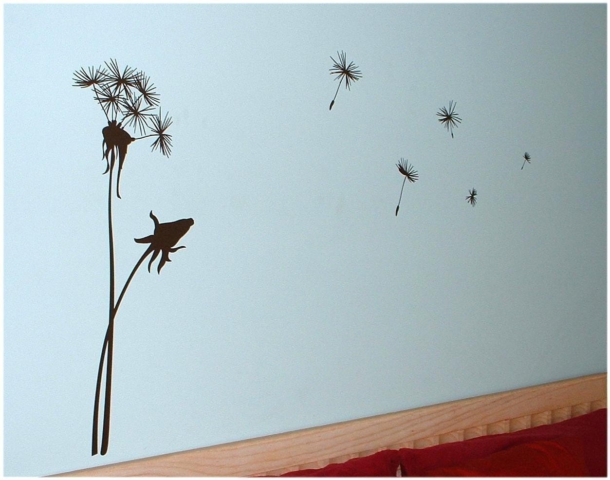 Dandelion Blowing in the Wind Wall Decal 