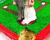 Sports Themed Wedding Cake Topper