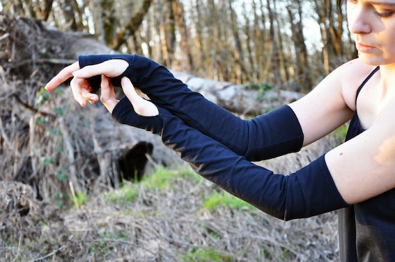 Thumblings Thumbhole Arm Spats Warmers Coverings Fingerless Gloves Made to Order