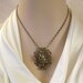 Alphonse Mucha's Poetry necklace, statement necklace, vintage filigree jewelry a Federikas design