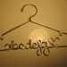 Personalized Wire Name Hanger Twelve Inch The Original Great for Bridesmaids