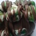 PEAS AND WASABI Chocolate Covered Pretzels