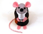 Star Wars collectable Han Solo Mouse ornament felt hamster rat mice gift Star Wars Geek animal lover collector
