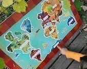 World Map Recycled Collage 18x24 Poster