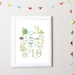 SALE- Nature Themed Number 18x24 Poster