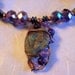 Purple Twilight Necklace With Labradorite Pendant, Amethysts And Crystals -  Wrapped In Copper - ONE OF A KIND
