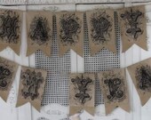 Happy New Year  Burlap Banner