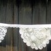 Lace Garden Party Garland or Flags for your Romantic Shabby Chic Decor