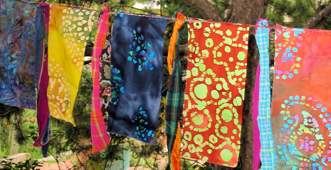 Gypsy Caravan  Exotic Garden Flag Garland