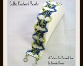 Bead Pattern Celtic Knotwork Hearts Beaded Bracelet tutorial instructions