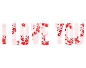 I LOVE YOU Lace Valentine's Cards (set of 10)