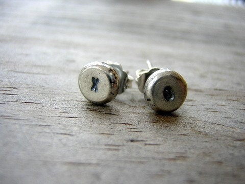 XO Hugs and Kisses Earrings in Sterling