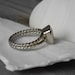 Sky Blue Topaz Ring, Argentium Sterling Ring, made To Order
