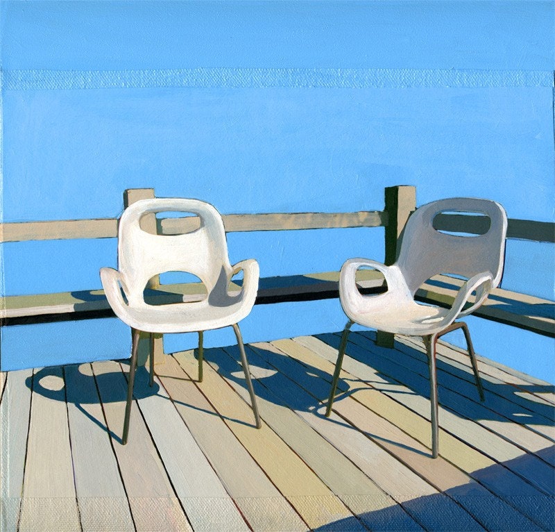 On Deck - 12 x 12 archival print - 74/100