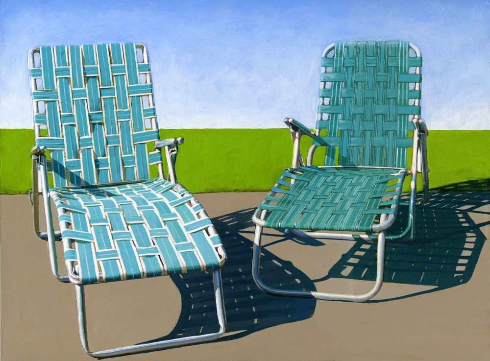 Summer Loungers - 11 x 14 limited edition giclee print 90/100
